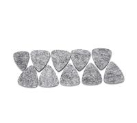 Jeffergarden Lot de 10 Médiators en Feutre de Laine, 3 Mm d'épaisseur, Grattage Doux pour Guitare, ukulélé, Prise en Main Légère et Confortable avec Son Doux pour la Pratique et les Joueurs (GRAY)