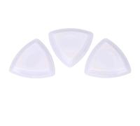 Jeffergarden Lot de 3 Médiators LED en ABS à éclairage Automatique avec Lueur Blanche, Verte, Violette, Son Léger et Lisse pour les Joueurs de Guitare Basse électrique Acoustique, ukulélé