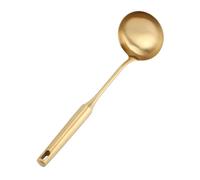 Jeffergarden Louche à Soupe Spatule de Cuisine, Cuillère en Acier Inoxydable avec Manche Creux, Outil de Cuisine pour les Chefs à Domicile et les Repas de Famille (louche)