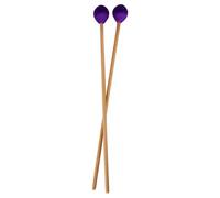 Jeffergarden Malelettes de BâTon Moyen de 2pcs avec des Maillets de Poignée de Hêtre, Instrument de Percussion pour les Amateurs, Jouer à Marimba avec un Ton Délicat (1 paire)