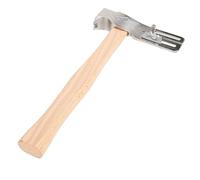 Jeffergarden Marteau de Toiture Magnétique, de Toiture de 17 Oz avec Aimant Puissant et Manche en Bois, Outil de Multifonctionnel pour la Réparation de la Construction du Toit