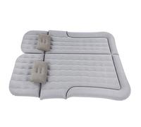 Jeffergarden Matelas Gonflable pour Voiture, Lit de Voyage Gonflable en PVC floqué, Coussin de Couchage 174 X 126 Cm avec 2 Appuie-têtes, Pompe, Sac de Rangement pour SUV, Camping, Voyages sur (Grey)