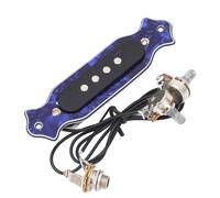 Jeffergarden Micro de Guitare Acoustique électrique de Remplacement, Accessoire à 4 Cordes, Bobine de Cuivre, Trou Sonore, Conception Légère, Applications Polyvalentes, qualité Sonore (GMB334