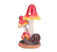 Mini Champignon Jardin Sculptures Animal Champignon Pelouse Art Décoration Ornements De Patio Fée Maison Statue Accessoires pour La Maison en Plein Air