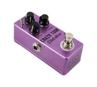 Jeffergarden Mini-guitare Distorsion Pédale True Bypass Electric Guitar Effets Pédale avec Shell en Alliage Zinc DC 9V 3 Boutons