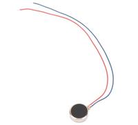 Jeffergarden Mini Moteur de Vibration de Pièce de Monnaie 5PCS DC3V 80ma Micro Moteur Vibrant Plat pour les Projets de Bricolage Tablette de Montre de Téléphone Portable avec 10X2mm 11000 Tr/min
