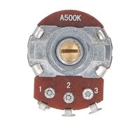 Jeffergarden Mini Potentiomètre de Guitare 500K Pot Conique de Volume Sonore en Métal avec Arbre en Aluminium Filetage M8 X 0,8 Rotation Douce pour le Contrôle du Volume de tonalité de Basse de