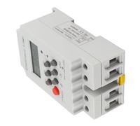 Jeffergarden Minuterie Programmable KG316T-II, 30A, 220VAC, 20 Réglages, | Unité de Commande électronique par -ordinateur, Boîtier ABS, Batterie de Secours CR2032, pour Ascenseurs et Machines