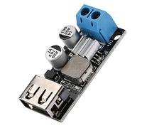 Jeffergarden Module de Convertisseur DC DC Module d'alimentation de Charge Rapide USB 6V à 32V à 5V QC3 0 24W 97 pour Cent d'efficacité avec Bornier pour Voiture Bateau Solaire Bricolage Téléphone