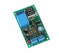 Jeffergarden Module de Temporisateur à Retard avec Affichage LED, Plage Réglable 1-99 Secondes ou Minutes pour Commande de Déclenchement