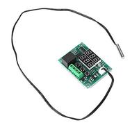 Jeffergarden Module de Thermostat Numérique, Affichage LED, Carte Contrôleur de Température de Haute Précision -50 ℃ à +110 ℃, Contrôle Pratique avec une Sonde Sensible pour la Détection de la