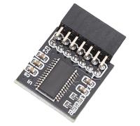 Jeffergarden Module TPM 2.0, Puce de sécurité de Cryptage LPC 14 Broches pour Cartes Mères avec Prise en Charge de 10 et 11, Compatible avec Les Modules de Mémoire DDR3 et Supérieurs