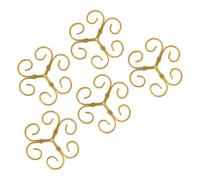 Jeffergarden Monstera Support pour Plantes Support de Tige en Fer, 5 Pièces Supports pour Plantes d'Intérieur Grimpantes, Piquets de Fleurs Réutilisables 10,5 X 10, Cm pour en Pot de Patio de