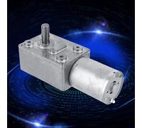 Jeffergarden Moteur de Réduction à Engrenages en Métal 12 V, Moteur à Engrenages Réversible à Haute Torsion, 3 Tr/min pour la Robotique, Kit de Circuit électrique pour Amateurs