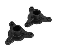 Jeffergarden Moyeu d'essieu de Roue Arrière cannelé 23T, Moyeu de Roue à 3 Goujons en Alliage d'aluminium usiné CNC, Paire Gauche Droite avec Trou Central de 22 Mm pour ATV Go Kart ATV507 ATV516F