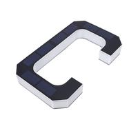 Jeffergarden Numéro de Maison Solaire Lumineux LED 9 Pouces à Détection Automatique, Panneau D'adresse avec étanchéité IP44, pour Extérieur, Fixation Murale, Lueur Chaude, Décoration Moderne