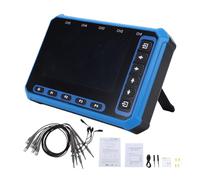Jeffergarden Oscilloscope Numérique Portatif, Oscillomètre à 5 Canaux avec écran IPS de 4,3 Pouces, Bande Passante de 1 MHz, Taux d'échantillonnage de 3 MHz, Rechargeable par USB pour l'ingénierie