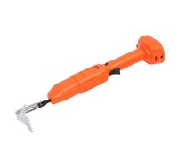 Jeffergarden Outil de Houe de Jardin sans Fil, Extracteur de Mauvaises Herbes électrique alimenté par Batterie et Cultivateur de Sol avec 5 Têtes à 11 Dents, 2500 TR/Min