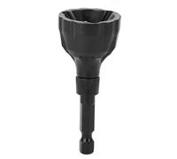 Jeffergarden Outil d'ébavurage de Chanfrein Externe, Outil d'élimination des Bavures en Acier au Tungstène pour le Métal, Meulage Lisse et Tige Hexagonale à Dégagement Rapide pour Divers Matériaux