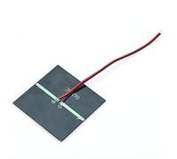 Jeffergarden Panneau Solaire à Batterie, Mini Panneau Solaire en Polysilicium de qualité A 0,7 W 1,5 V avec Fil, Sortie de Conversion élevée pour Module de Chargeur DIY, Lampe de Cour, Réverbère,