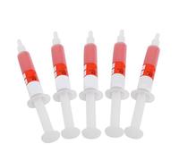 Jeffergarden Pâte à Polir 5 Pièces, W0,5 à W40 320 à 10 000, Abrasif Soluble dans L' Efficace pour les Montres en Métal de Bijoux en Jade, avec Effet Miroir pour (W1. (oculaire 6000 poli))