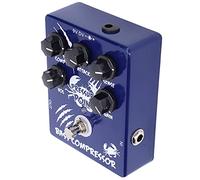 Jeffergarden Pédale de Compresseur de Basse, Coque en Alliage d'aluminium, True Bypass avec Attaque et Sens pour les Musiciens