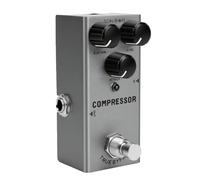 Jeffergarden Pédale de Compresseur de Guitare 3 Boutons Double Mode True Bypass