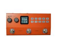 Jeffergarden Pédale de Guitare Multi-Effets avec Effets AI Tone 65 Plus 7 Modules Personnalisables pour Guitare électrique et Basse Simulateur D'ampli Portable avec Machine à Tambour Looper