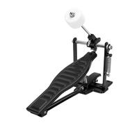 Jeffergarden Pédale de Tambour en Acier Universelle Simple avec Batteur en Feutre