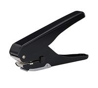 Jeffergarden Perforatrice à Trou Unique, Perforatrice à Main en Fer, capacité de 10 Feuilles avec Bouchon en Papier, pour Fente pour Carte d'identité pour le Bureau, l'école, la Maison, les