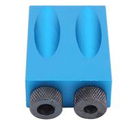 Jeffergarden Petite Taille, Facile à Transporter, Localisateur de Trous Obliques à 15 Degrés en Aluminium, Ajustez les Forets de 6/8/10 Mm, Créez ou Réparez des Joints en Bois avec des Pinces en F
