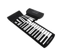 Jeffergarden Piano à Main en Silicone, 61 Touches, Clavier Portable et Rechargeable, avec Haut-parleurs Intégrés, pour Débutants et Utilisation en Extérieur (61 clés)