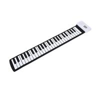Jeffergarden Piano Enroulable, Clavier électronique Portable à 49 Touches, Touches Flexibles en Silicone, Haut-parleurs Intégrés, Batterie Rechargeable pour Débutants, Câble de Données et (Version