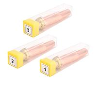 Jeffergarden Pièces de Machine de Pointe de Coupe Buse en Cuivre 3 Pièces 0.9mm 1.2mm 1.5mm pour les Applications d'acier de Coupe de Gaz