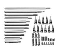 Jeffergarden Pièces de Rechange pour Clarinette Klarinette, Vis Réparations de Clarinette en Métal Pièces d'entretien Vis Tampons Ensemble d'outils Accessoires de W57