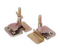 Jeffergarden Pince à Charnière Papillon en Métal pour Sérigraphie, 2 Pièces, Fer zingué de Couleur avec Vis Moletée à Large Aile, Goupille à Dégagement Rapide pour Bricolage, Presse d' de Cadre