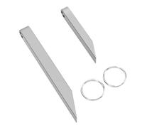 Jeffergarden Pince en Titane 45mm 74mm EDC Porte-clés Outil Léger | Alliage de Titane, EDC Léger, Réparation Domestique, Ouverture de Colis, Grip Antidérapant, Outil de Poche Porte-clés