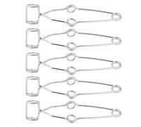 Jeffergarden Pince pour Tubes à Essai en Acier, Clips de Laboratoire pour Tubes à Essai de 5 Cm, Construction en Acier de qualité Supérieure pour une Manipulation Sûre dans les Laboratoires de Chimie