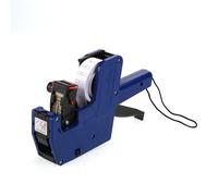 Jeffergarden Pistolet d'étiquette de Prix d'étiqueteuse, Pistolet 'étiquette de Marqueur de Prix en Plastique Outil de Tarification Portatif à 8 Chiffres avec Rouleau 'encre et Symboles (BLUE)