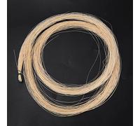 Jeffergarden Poils d'archet d'étalon Mongol Non Blanchis de 32 Pouces pour Violon, Alto, Violoncelle, Basse, Remplacement de l'arc avec des Matériaux de qualité Supérieure pour Accessoires