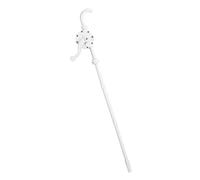 Jeffergarden Pompe à Main Rotative à Gazole, Baril de Manivelle Chimique en Plastique Résistant, Pompe d'extraction Idéale pour les Acides, les Alcalis, les Sels, les Liquides Corrosifs, l'