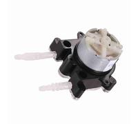 Jeffergarden Pompe Péristaltique Auto-amorçage DC 6V Petite Dose à Faible Flux Pompe de Dosage Liquide pour le Laboratoire D'aquarium avec Réduction Planétaire Transmission (3 mmx5 mm)