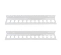 Jeffergarden Porte-Ciseaux en Acrylique, Support de Rangement Mural avec 12 Emplacements pour Ciseaux de Salon et Outils d'artisanat, Gain de Place Efficace pour les Coiffeurs et l'usage Domestique