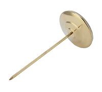 Jeffergarden Porte-reçus, Pointe Mémo en Acier Inoxydable avec Fond Rond, Billet Antidérapant pour Restaurant et Bar (Pôle doré brillant)