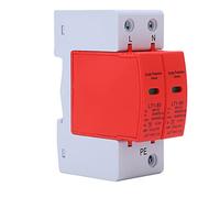 Jeffergarden Protecteur de Surtension DC, Dispositif de Protection 2P pour Protection Photovoltaïque Haute Performance avec Système DC, Multi-Usage, Boîtier PC, Structure Modulaire Standard