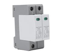 Jeffergarden Protecteur de Surtension PV DC 1000V Ignifuge avec Parafoudre 2P Protection 20-40KA pour Systèmes Photovoltaïques