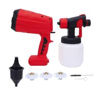Jeffergarden Pulvérisateur de Peinture sans Fil 800ML 200W, Machine électrique avec 4 Buses, 3 Modèles pour la Peinture des Meubles de Maison et des Armoires