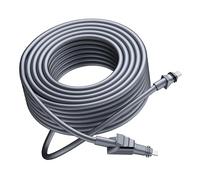 Jeffergarden Rallonge de Câble Satellite Remplacement Ethernet Haute Performance Rectangulaire Cuivre Rouge Connexion Stable Bureau à Domicile, Technologie POE 30 M, Étanche pour Plat Haute