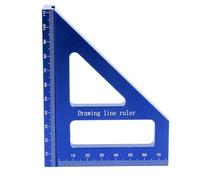Jeffergarden Rapporteur D'angle 3D Multifonction, Règle D'onglet en (BLUE)