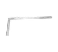 Jeffergarden Règle à Bords Droits à 90 Degrés en Alliage d'aluminium de 50Cm avec échelle de Mesure Claire, Outil à Angle Droit pour le Travail du Bois et l'artisanat (Épaisseur moyenne)